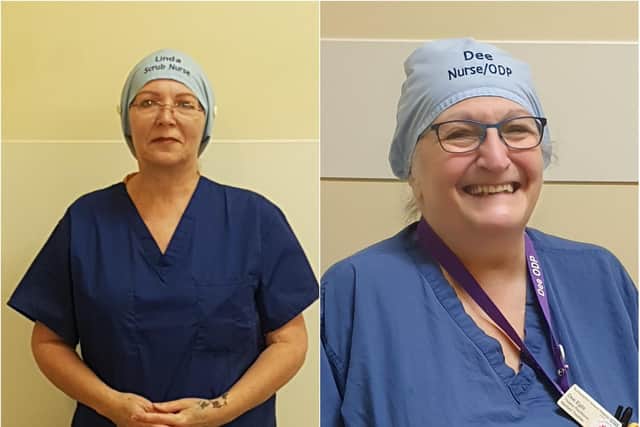 Linda and Dee will leave Northampton General Hospital next month after decades of service.