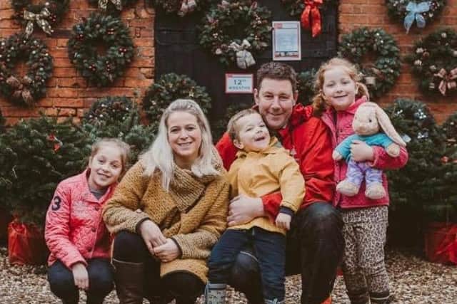 Ella and her family.