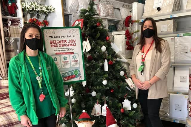 The Christmas tree in the store will be full of wishes from care home residents.