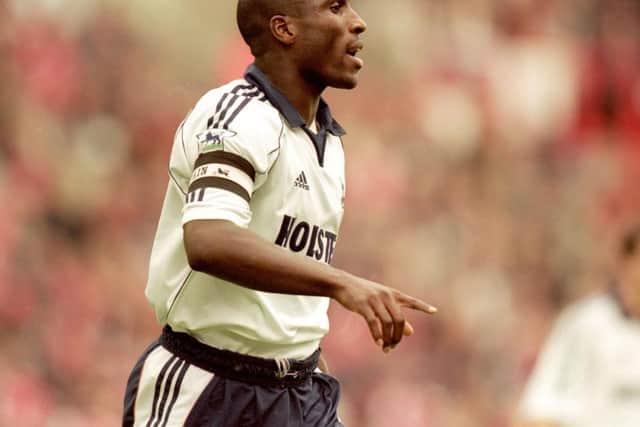 Sol Campbell made more than 300 appearances for Tottenham Hotspur