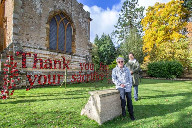 Rector Jun Kim and Ceila Irwin pictured together in St Peter and St Paul's cemetary. Pictures by Kirsty Edmonds.
