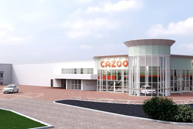 Cazoo has replaced Imperial Cars on Bedford Road.