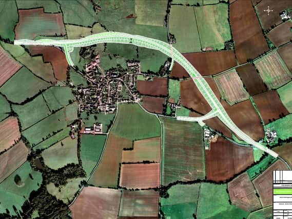 A bypass is planned for around Farthinghoe
