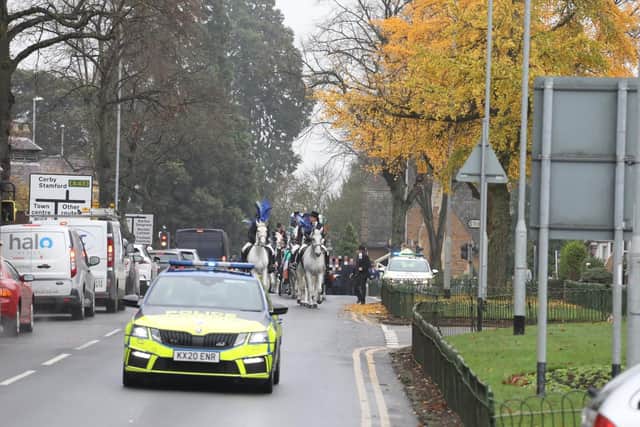Police at the scene today.