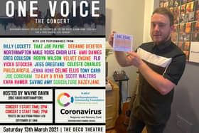 The One Voice concert is now due to take place in March.
