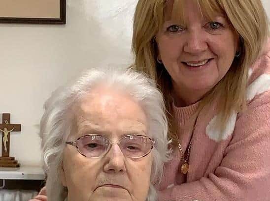 Jemma's mum Donna and her nan Mary.