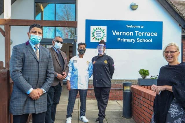 Staff at Vernon Terrace were also pleased to recieve the gesture