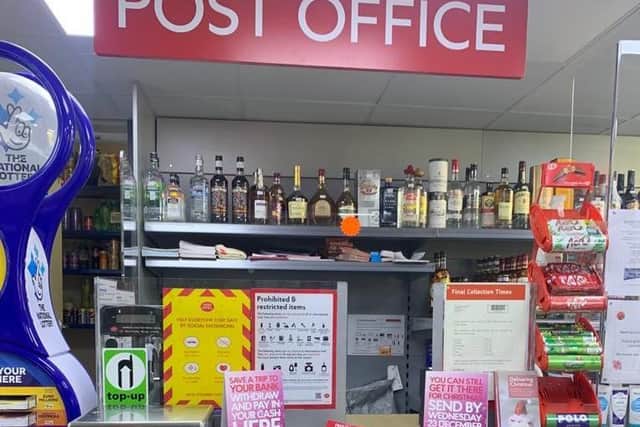 The counter has opened in the village stores
