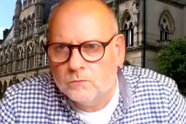 Councillor Jonathan Nunn speaking at the weekly Covid-19 press briefing today (November 13).