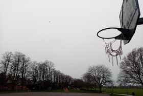 The basketball courts at the Racecourse are well used.