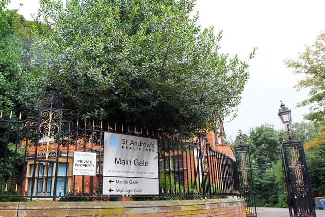 Police were called to an incident of 'disorder' on one of St Andrew's wards.