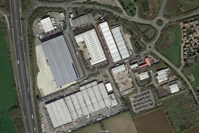 Hijackers stopped the truck at Junction 18 on the M1 and drove it along the A428 to a Crick industrial area