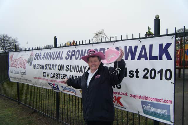 The annual sponsored walk at Wicksteed Park was always a highlight in the charity's calendar