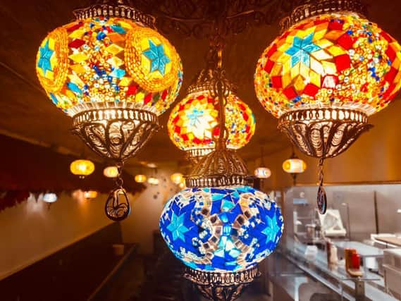 Alacati Grill is decorated like an authentic Turkish restaurant