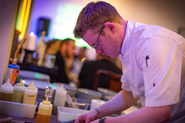 Danny Tompkins has created a series of new fine dining meals to deliver to customers.