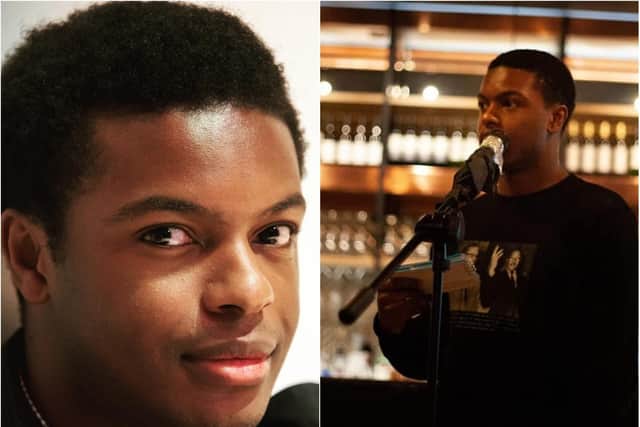 Tre Ventour has been named as Northampton's male role model. Photos by Louise Stoner (left) and Maryam Malek photography (right).
