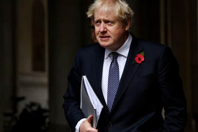 Boris Johnson will announce his Covid Winter Plan in the Commons on Monday. Photo: Getty Images