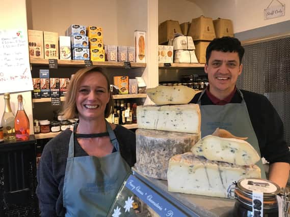 Rachael and Gary Bradshaw of Hamm Tun Fines have launched a crowdfunding page to save Northamptonshire cheese. File photo.