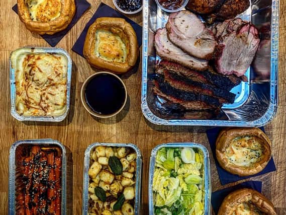 Thiry-nine pounds will see customers drive off from Bite Street with a huge Sunday roast platter like the one pictured.