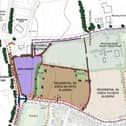 Latest drawings show where the employment park and 85 homes will be built.