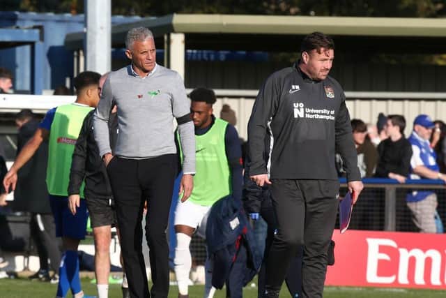 Keith Curle and Dan Watson will be out scouting.