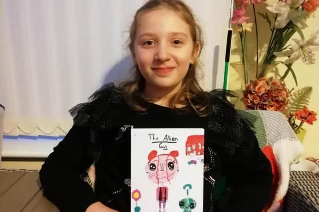 Holly is keen to be an author when she is older.