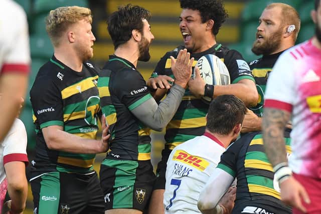 Lewis Ludlam scored twice for Saints on Saturday