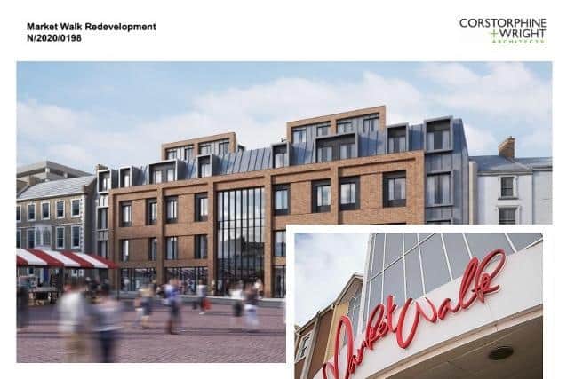 Image by Corstorphine + Wright. A developer has expressed frustration at having a plan for Market Walk be refused by the council.