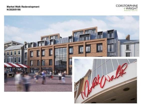 Image by Corstorphine + Wright. A developer has expressed frustration at having a plan for Market Walk be refused by the council.