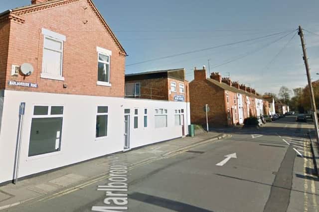 The thief struck in Marlborough Road sometime Friday night into Saturday morning