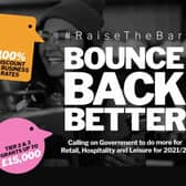 The Bounce Back Better campaign has been launched to support retail, hospitality and leisure businesses affected by the new tiered system of coronavirus restrictions