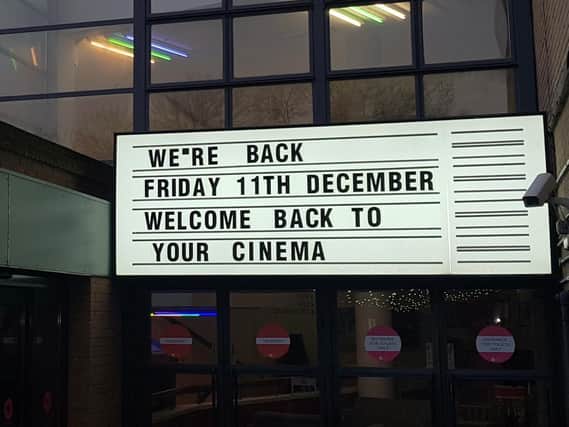 Northampton Filmhouse have announced that they will be reopening on December 11.