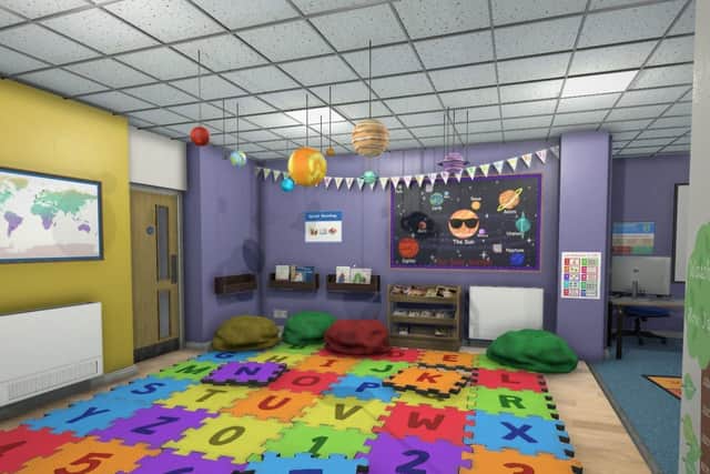 The virtual children's nursery. Image: University of Northampton