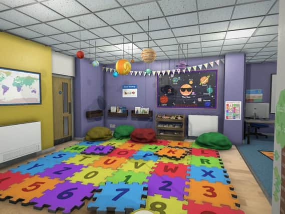 The virtual children's nursery. Image: University of Northampton