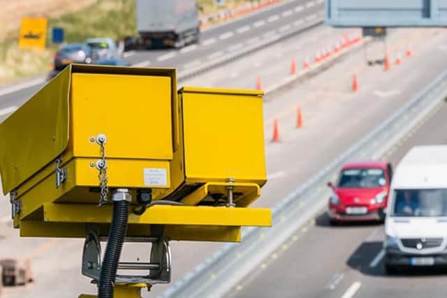 Traffic cameras snapped the same BMW going to fast twice on the same stretch of the M1