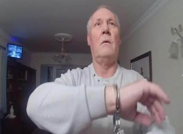 The moment of Reader's arrest
