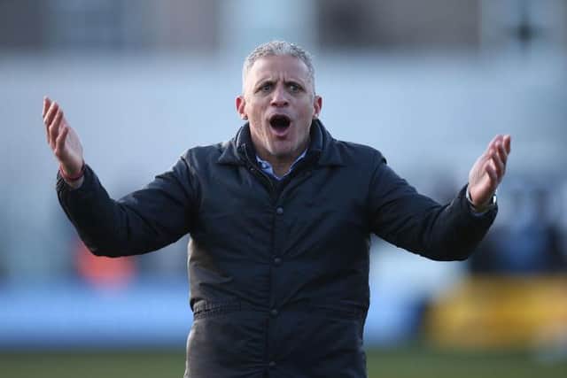 Cobblers boss Keith Curle