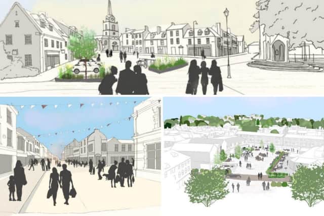 The new town centre vision outlines new ideas for areas such as the Market Square, High Street and Bowen Square.