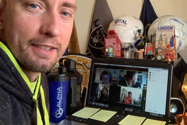 Lee Reade was forced to move his work onto Zoom like everyone else during the coronavirus lockdowns