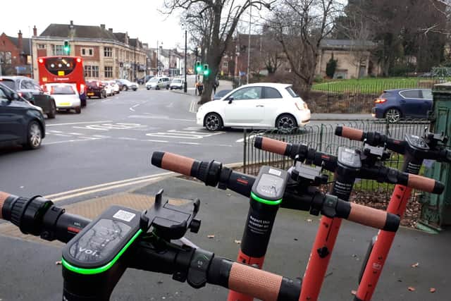 The scooters will be placed around Kettering