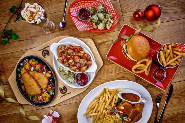 The Hungry Horse Christmas menu items are now available across all UK restaurants.