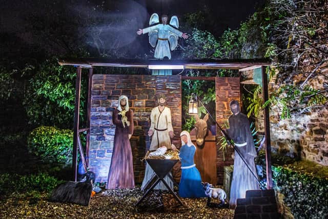 The impressive scene is popular among villagers. Photo: Kirsty Edmonds.