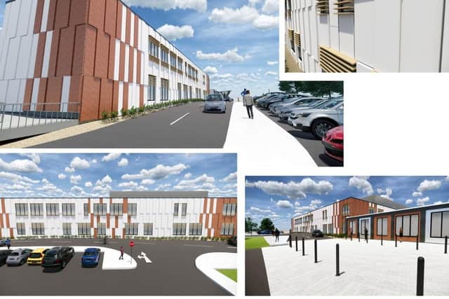 An artist's impression of the new critical care unit being built at Northampton General Hospital