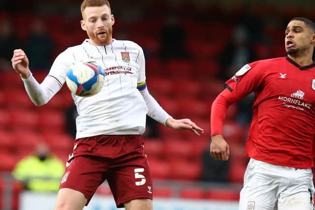 Captain Cian Bolger will miss Tuesday's trip to Oxford United after picking up his fifth booking of the season against Crewe.