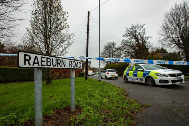 The 33-year-old was stabbed inside a property in Raeburn Road on Friday (December 11). Photo: Leila Coker.