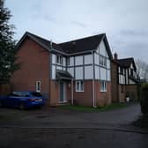 A care agency wants to turn this house on Gresham Drive, West Hunsbury, Northampton, into a children's home - Andy Cage and his family live in the house on the right