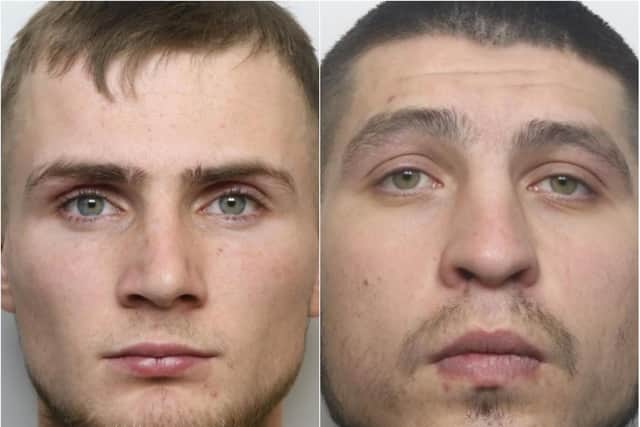 The pair were sentenced to a combined total of 35 years at Northampton Crown Court.