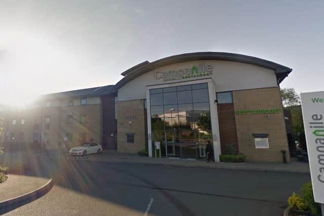 Police issued a £10,000 fine to the organiser of Sunday's event at the Campanile hotel on Grange Park