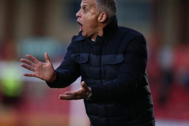 Cobblers boss Keith Curle