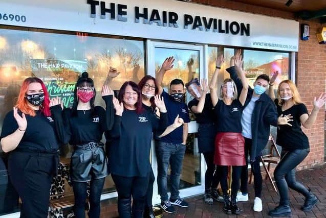 The Hair Pavilion team in East Hunsbury have been busy celebrating their achievments.